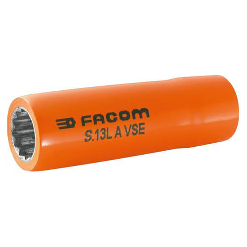 Facom 1/2" Drive 1000v Insulated Bi Hexagon Deep Metric Socket 1/2" 14mm Price Comparisons | Compare The Build