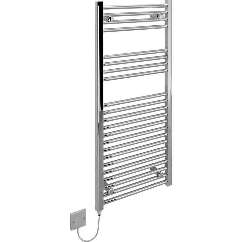 Kudox 250W Electric Silver Towel Warmer (H)1100mm (W)500mm Price Comparisons | Compare The Build