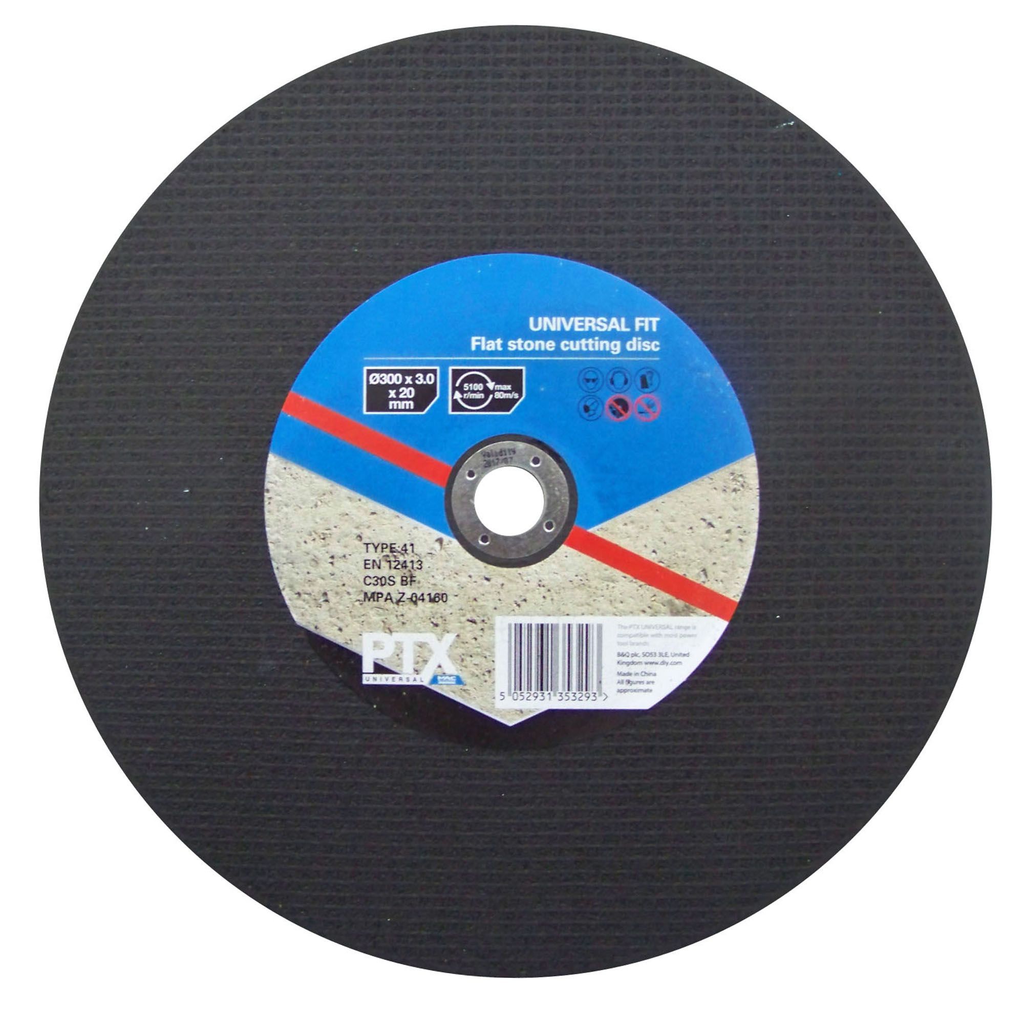 Ptx (Dia)300mm Flat Stone Cutting Disc | Compare The Build