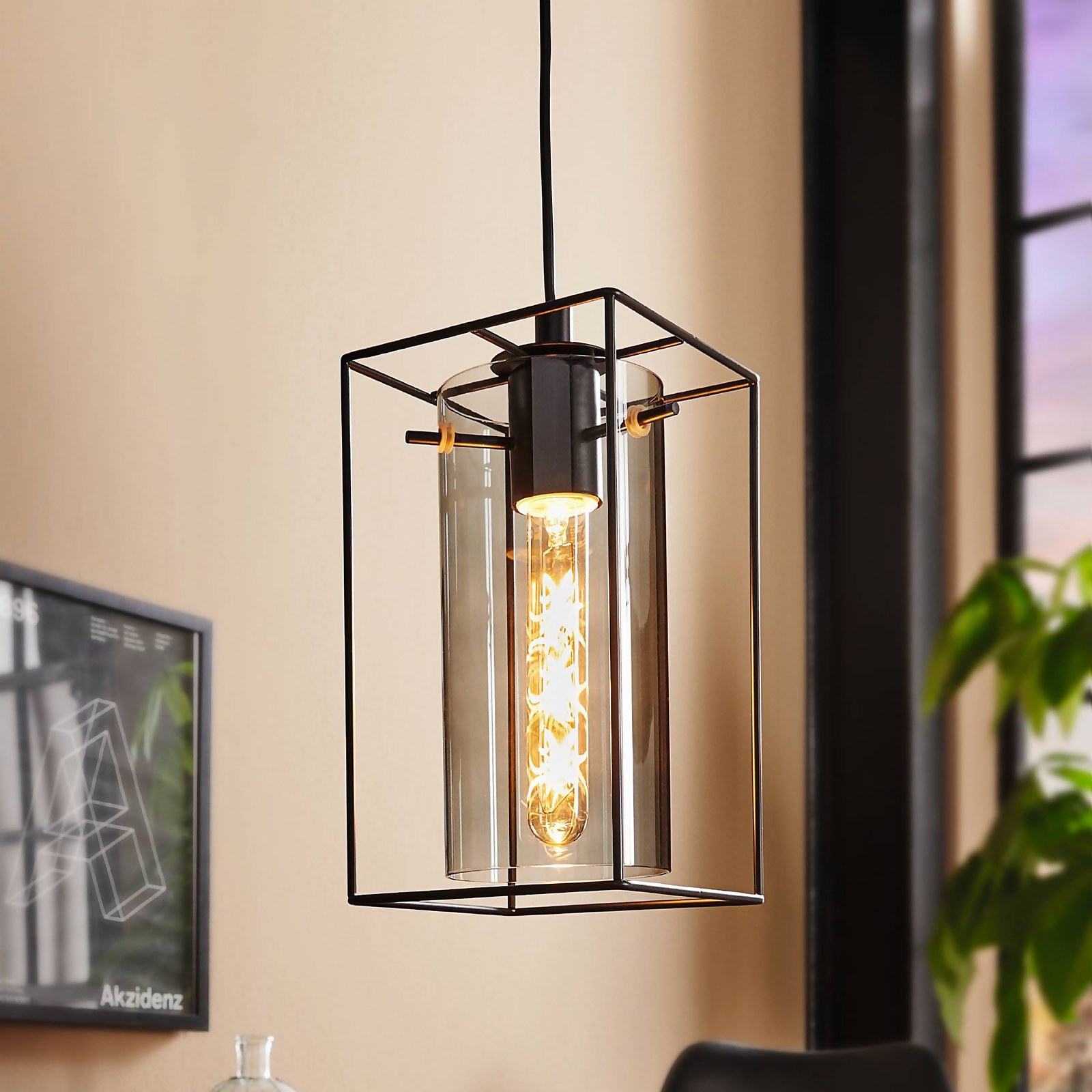 Eglo Loncino 1 Light Pendant Light - Black Price Comparisons | Compare The Build