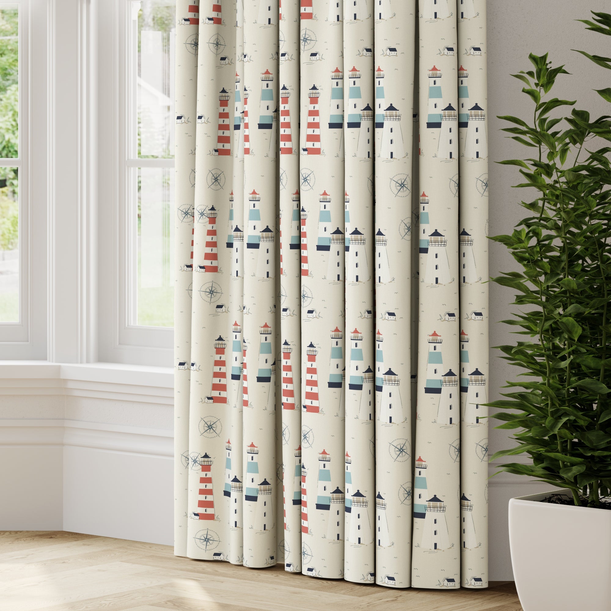 Coastal Lundy Made to Measure Curtains Lundy Multi Price Comparisons | Compare The Build