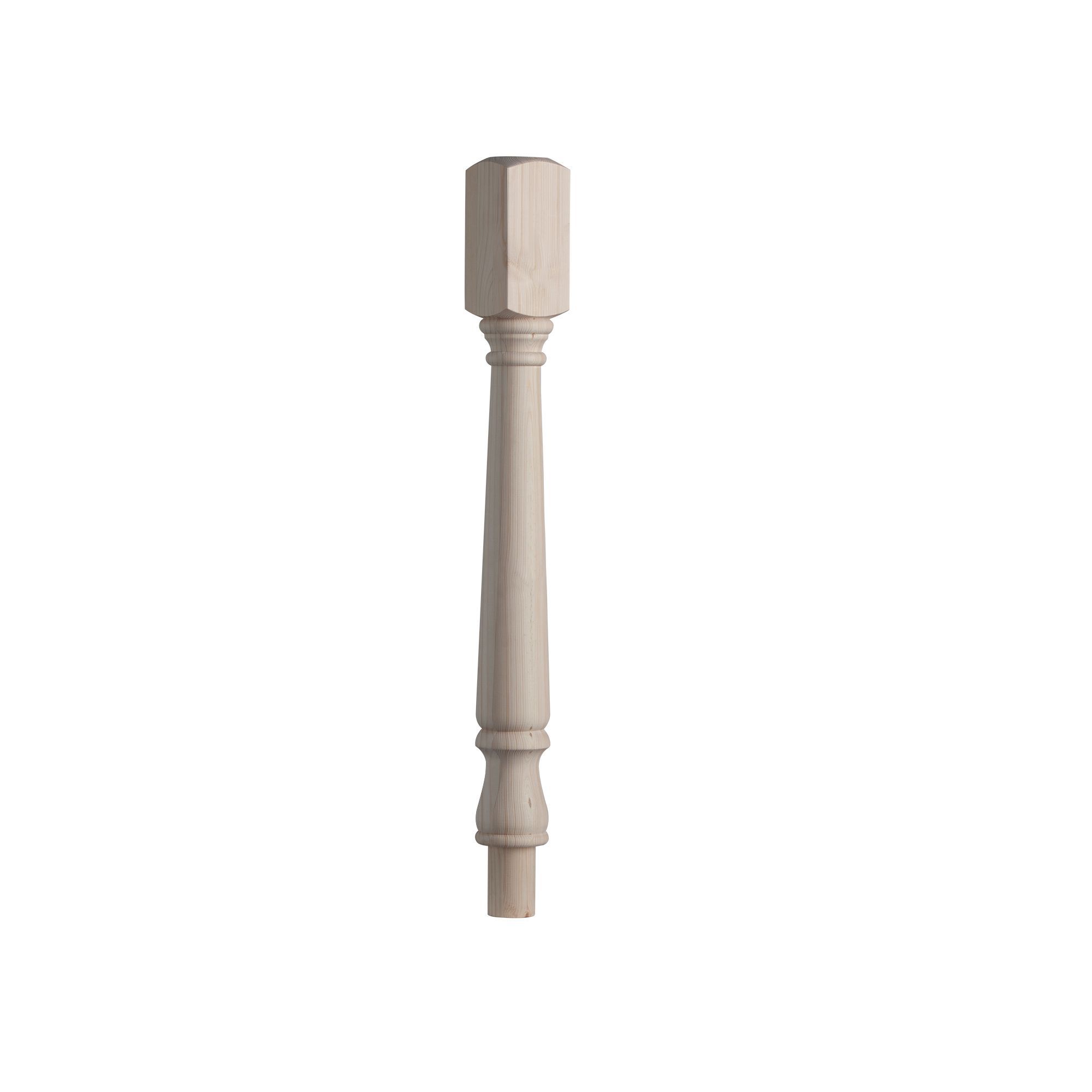 Cheshire Mouldings Pine Spigot Newel Post (H)725mm (W)82mm Price Comparisons | Compare The Build