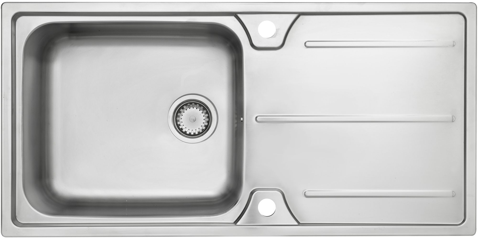 Cooke & Lewis Cubico 1 Bowl Polished Stainless Steel Sink & Drainer Price Comparisons | Compare The Build