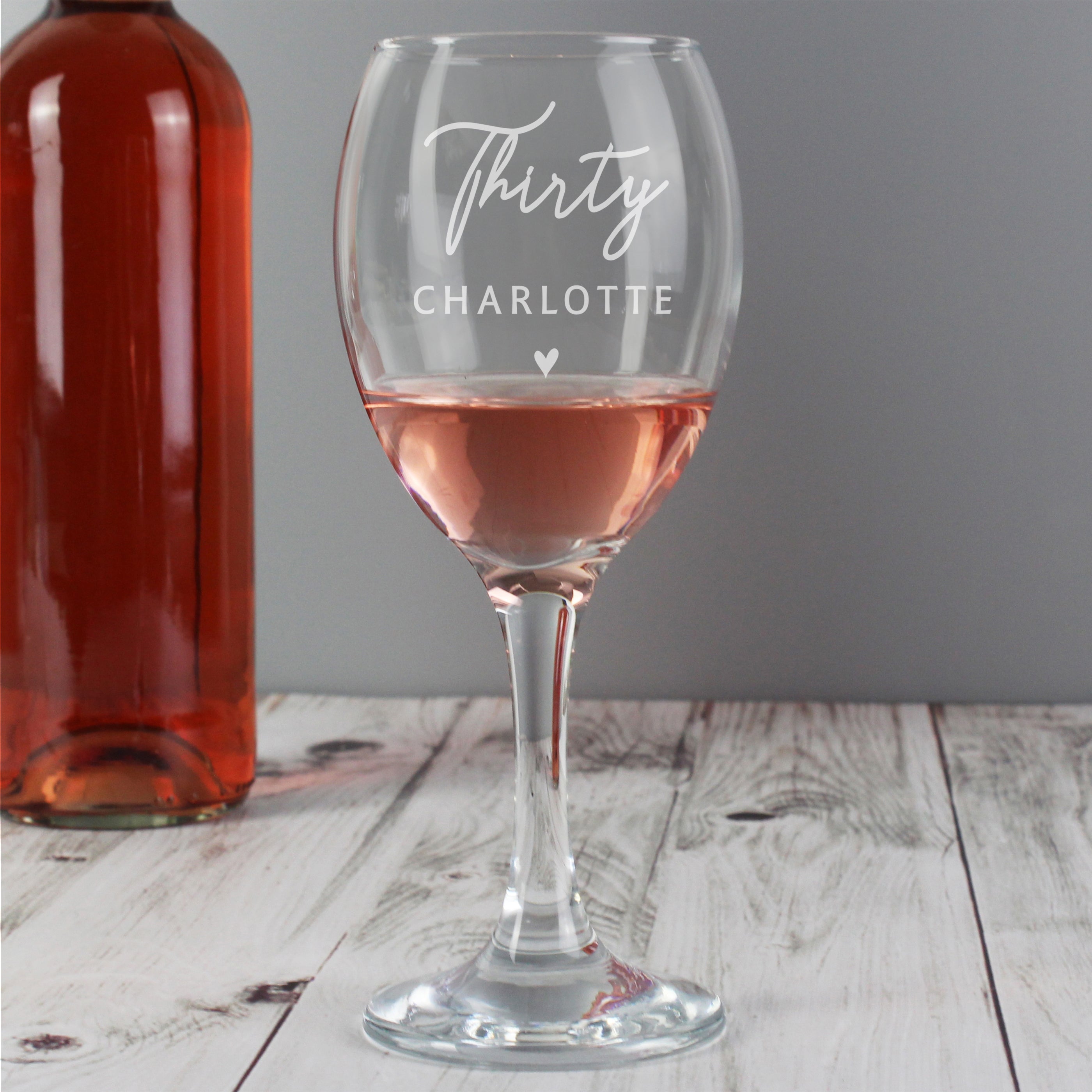 Personalised Birthday Wine Glass Clear Price Comparisons | Compare The Build