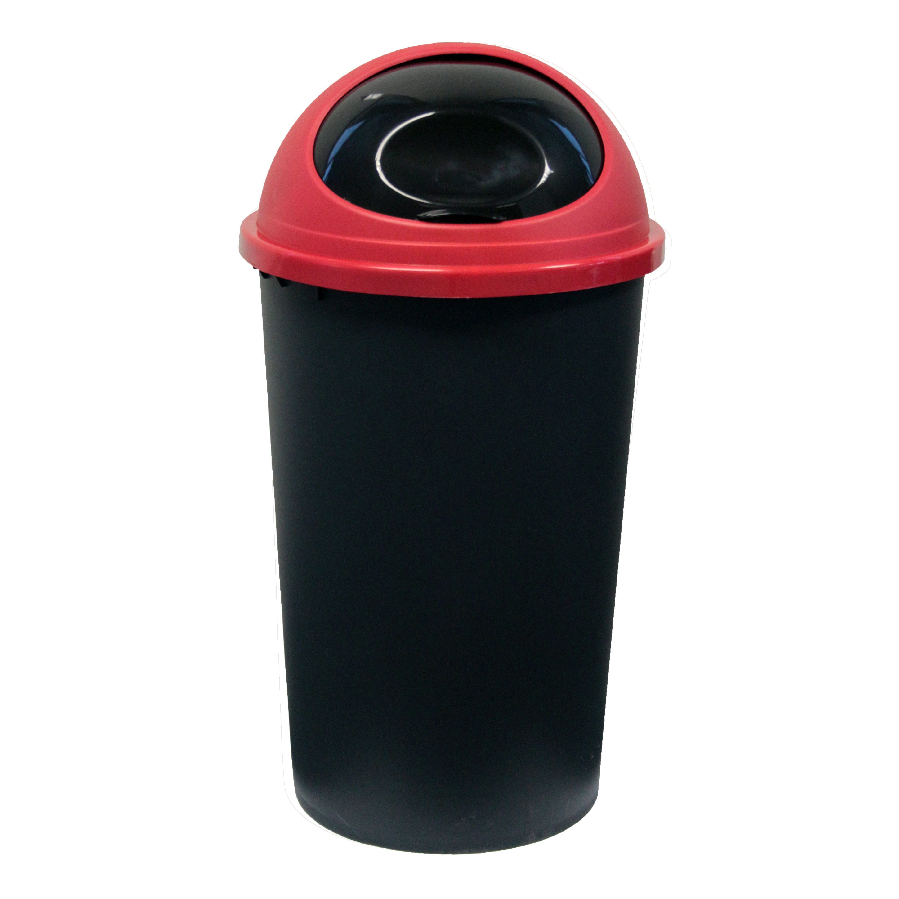 Tontarelli Roll Top Lid Red Polypropylene Kitchen Bin | Compare The Build