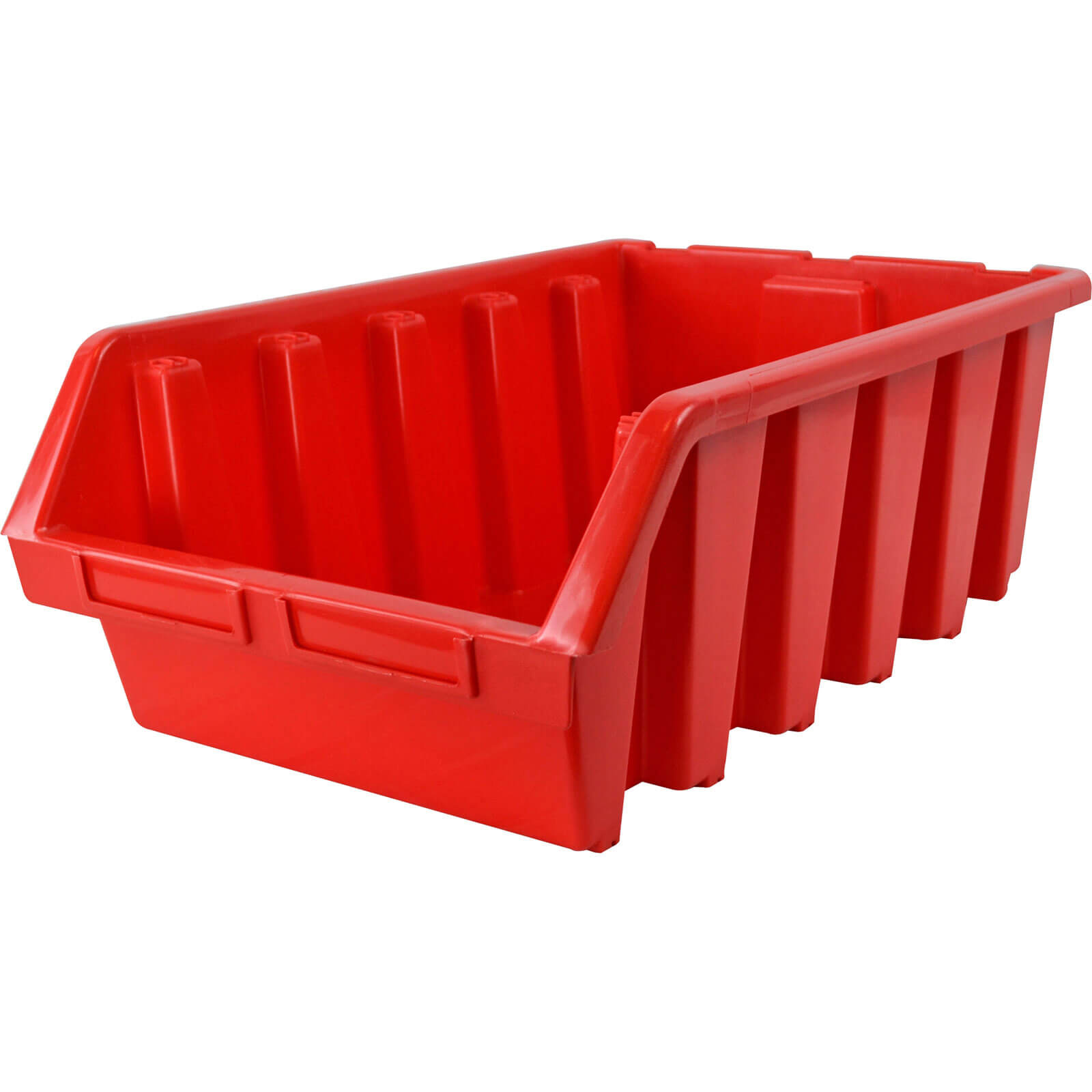 Faithfull Ergobox Interlocking Storage Bin Red 333mm 500mm 187mm Price Comparisons | Compare The Build