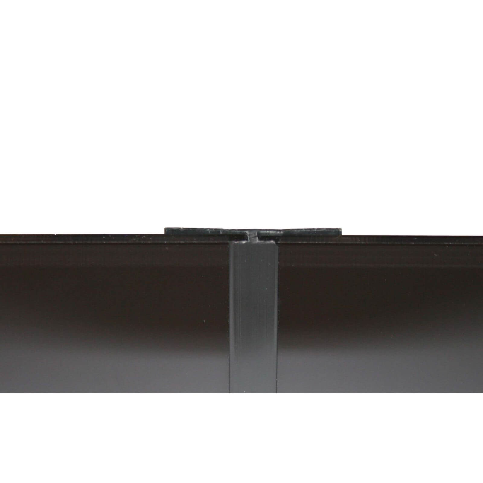 Zenolite Colour Matched PVC Straight Joint - Splashback Profile - 1250mm - Black Price Comparisons | Compare The Build