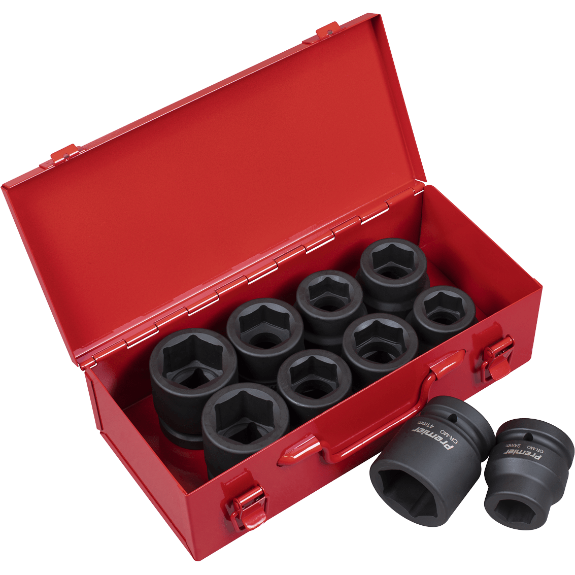 Sealey 11 Piece 1" Drive Hexagon Impact Socket Set Metric and Imperial 1" Price Comparisons | Compare The Build