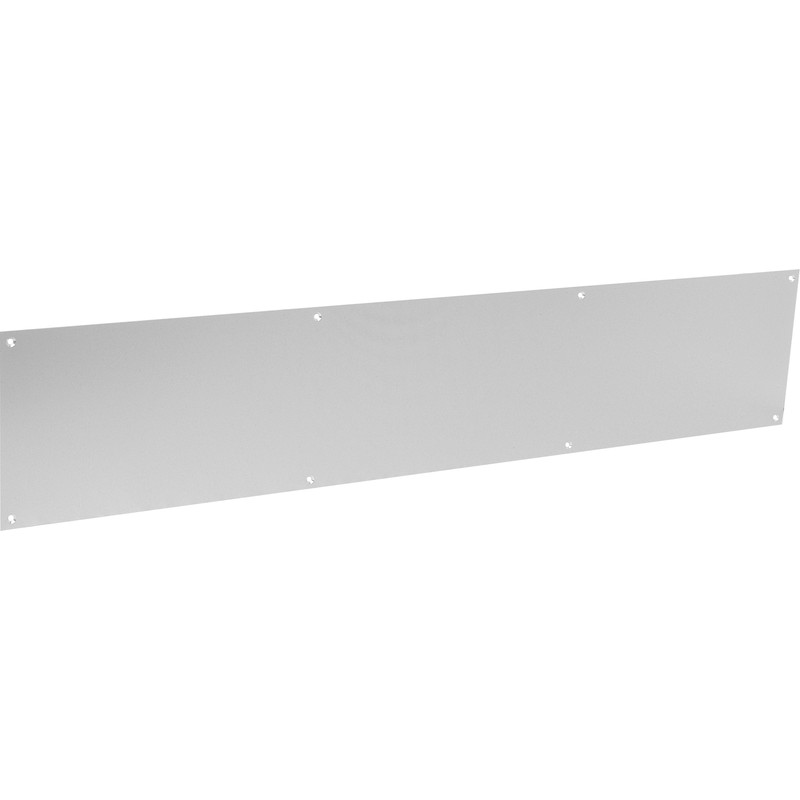 Kick Plate 762 x 150mm in Silver Aluminium Price Comparisons | Compare The Build
