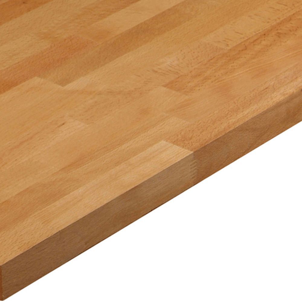 40mm Solid Beech Square Edge Kitchen Worktop, (L)3000mm Price Comparisons | Compare The Build