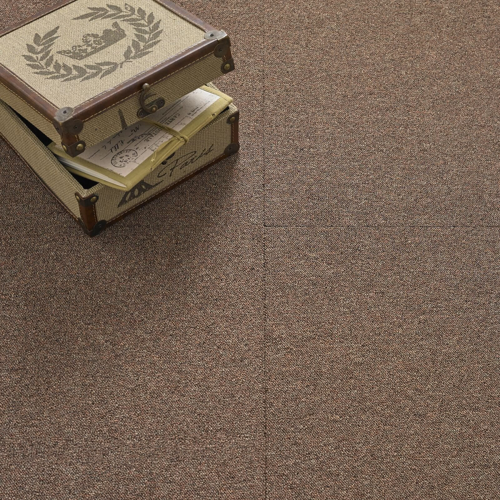 Vitrex Value Carpet Tile 500 x500mm - Brown Price Comparisons | Compare The Build