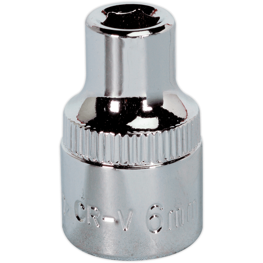 Sealey 3/8" Drive Hexagon WallDrive Socket Metric 3/8" 6mm | Compare The Build