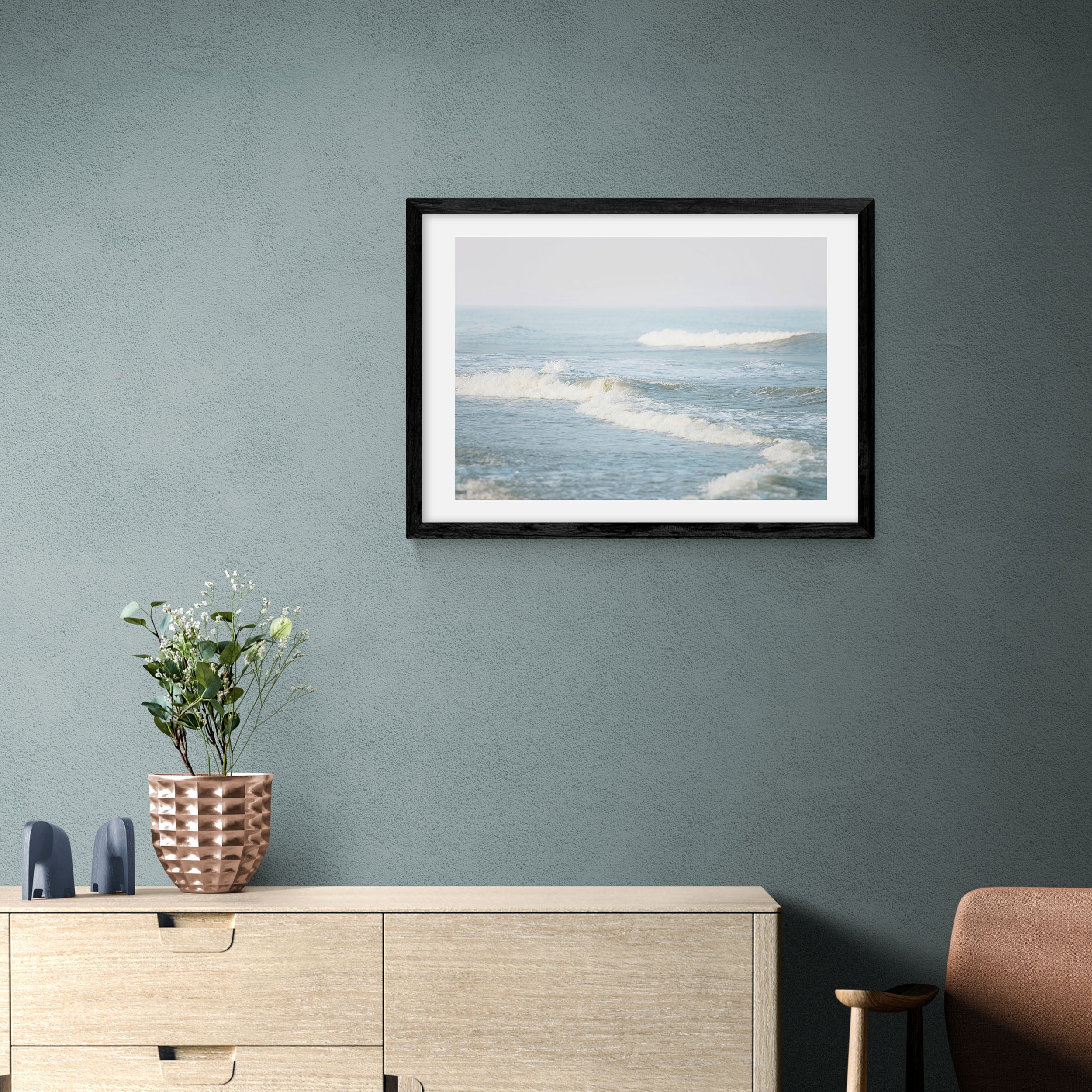 East End Prints It Comes In Waves Print by Oh Fine! Art Blue Price Comparisons | Compare The Build