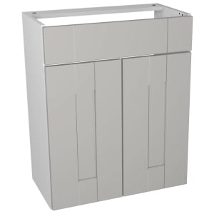 Wickes Vermont Grey Vanity Unit - 600 x 735mm Price Comparisons | Compare The Build