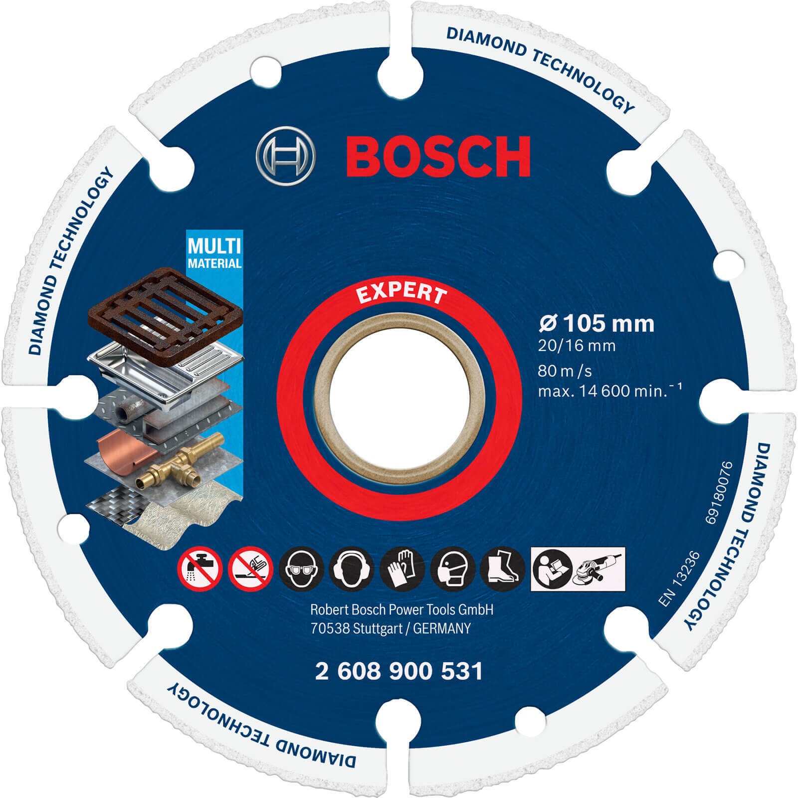 Bosch Expert Diamond Metal Cutting Disc 105mm Price Comparisons | Compare The Build