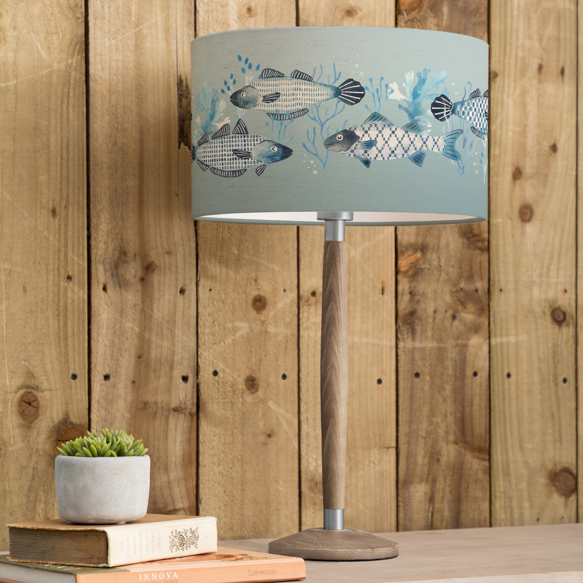 Solensis Table Lamp with Barbeau Shade Seafoam (Blue) Price Comparisons | Compare The Build