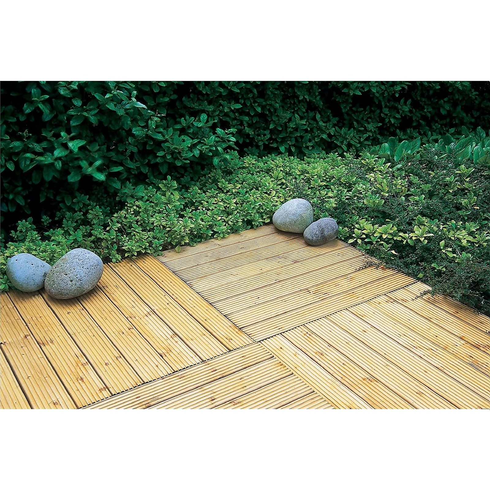 Forest Patio Deck Tile - 90 x 90cm Price Comparisons | Compare The Build