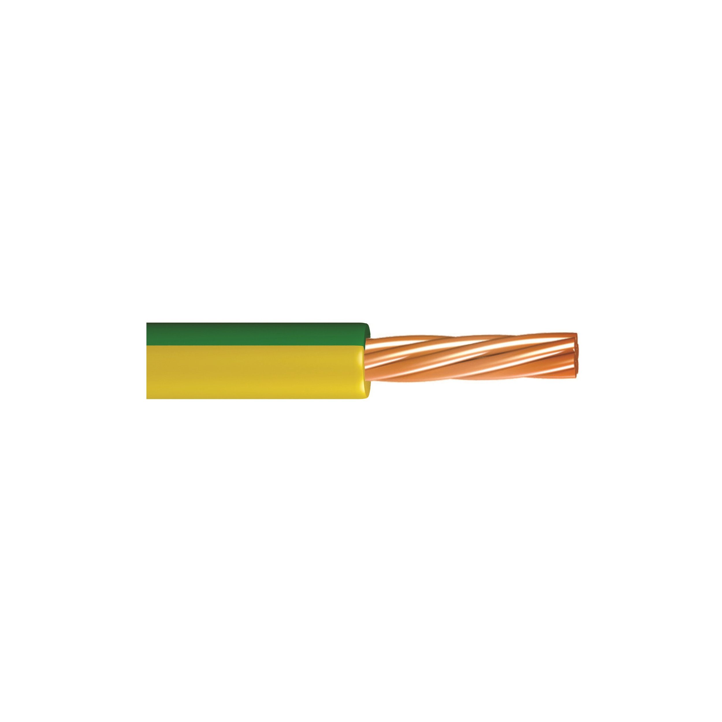 Time 6491B 10mm² Green & Yellow Single Core Conduit Cable, 50M Price Comparisons | Compare The Build