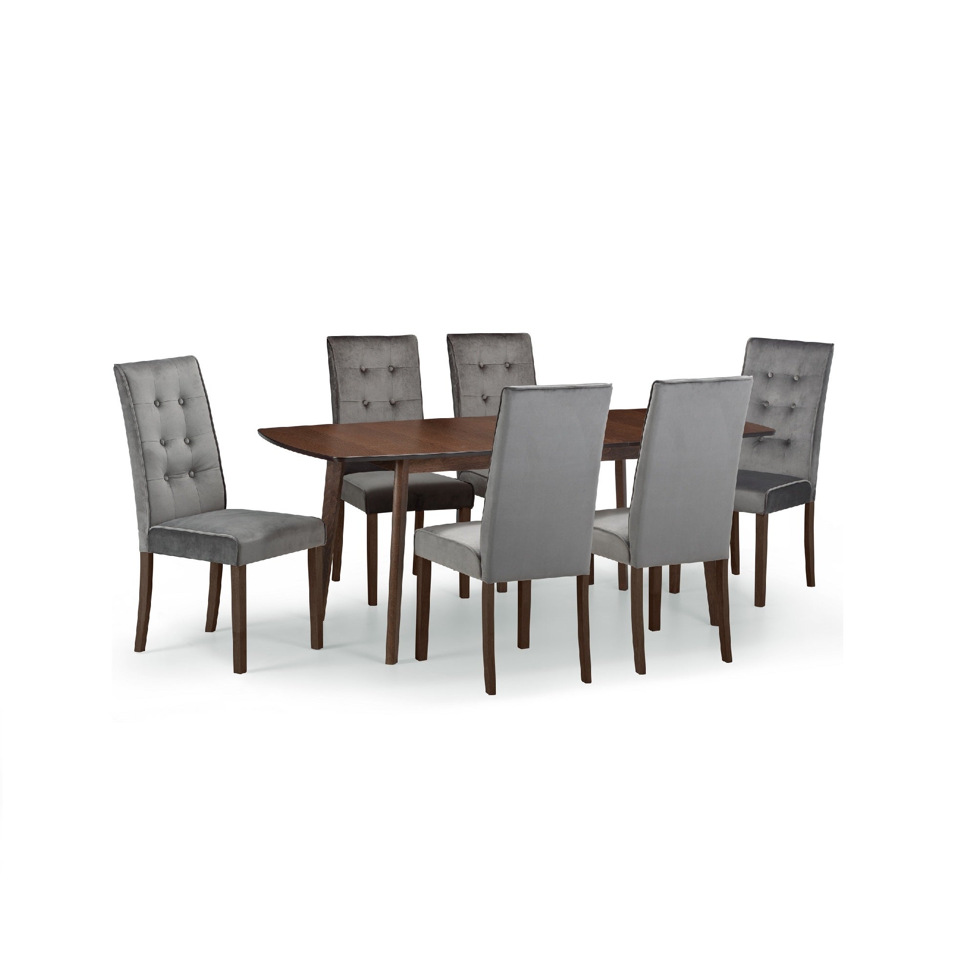 Kensington Extendable Dining Table with 6 Madrid Chairs Brown | Compare The Build