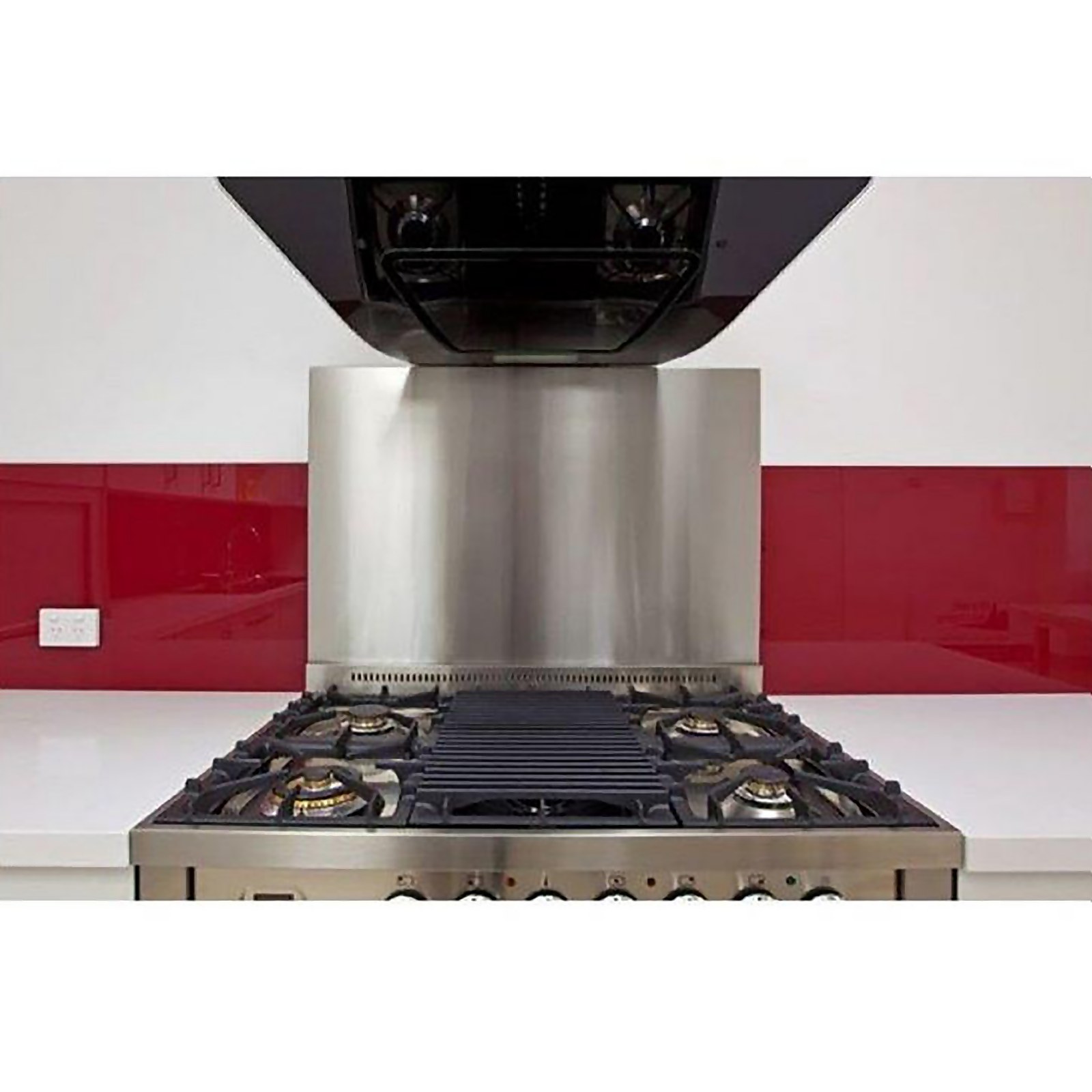 Zenolite Aluminium Hob Protector - 100 x 76cm - Matt Silver Price Comparisons | Compare The Build