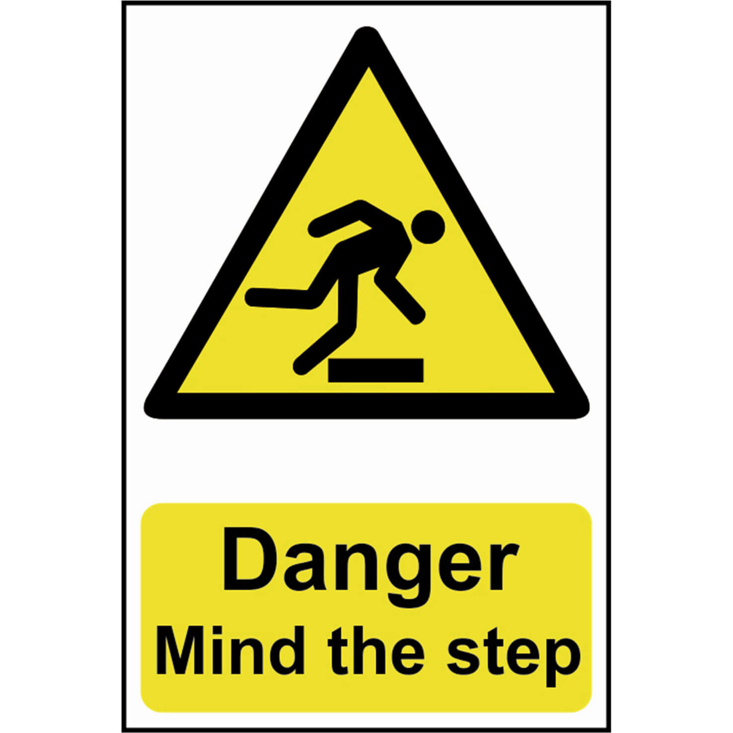 Scan Danger Mind The Step Sign 200mm 300mm Standard Price Comparisons | Compare The Build