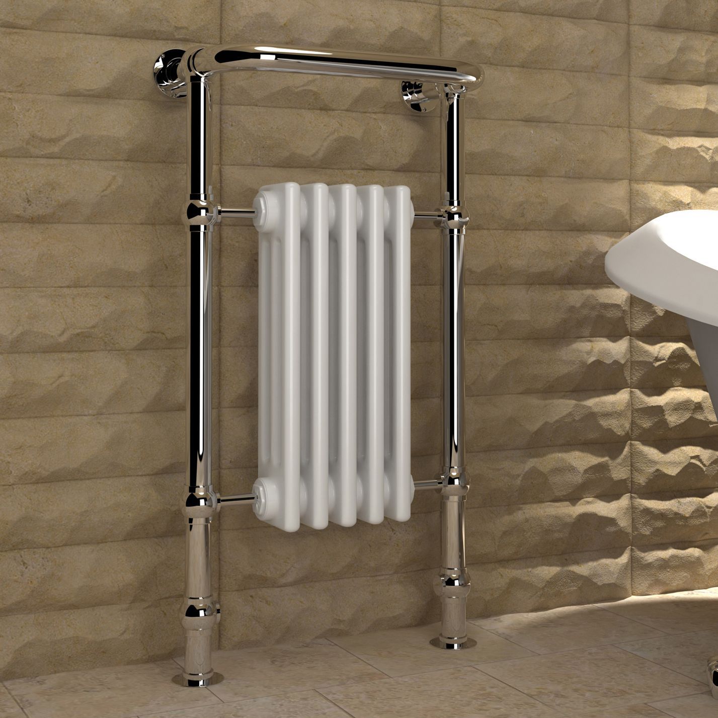 Kudox Victoria 265W Electric Towel Warmer (H)952mm (W)500mm | Compare The Build