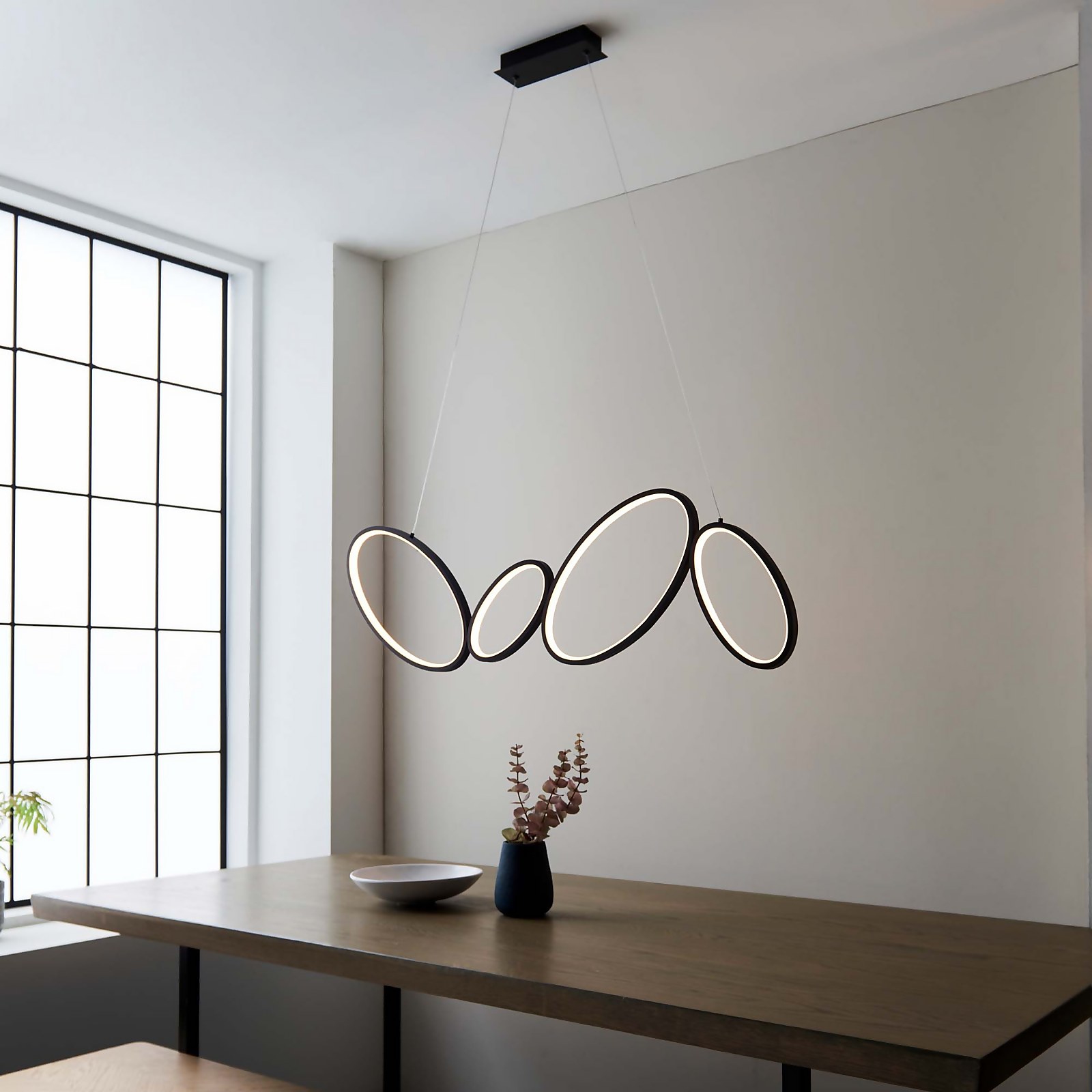 Torbeg Integrated LED Pendant Ceiling Light - Black Price Comparisons | Compare The Build