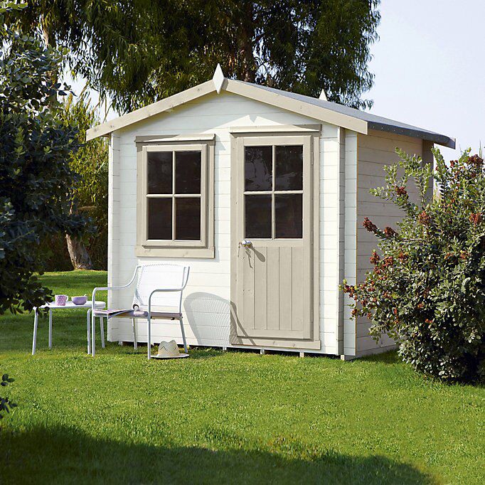 Shire Hartley 8X6 Apex Tongue & Groove Wooden Cabin (Base Included) - Assembly Service Included Price Comparisons | Compare The Build