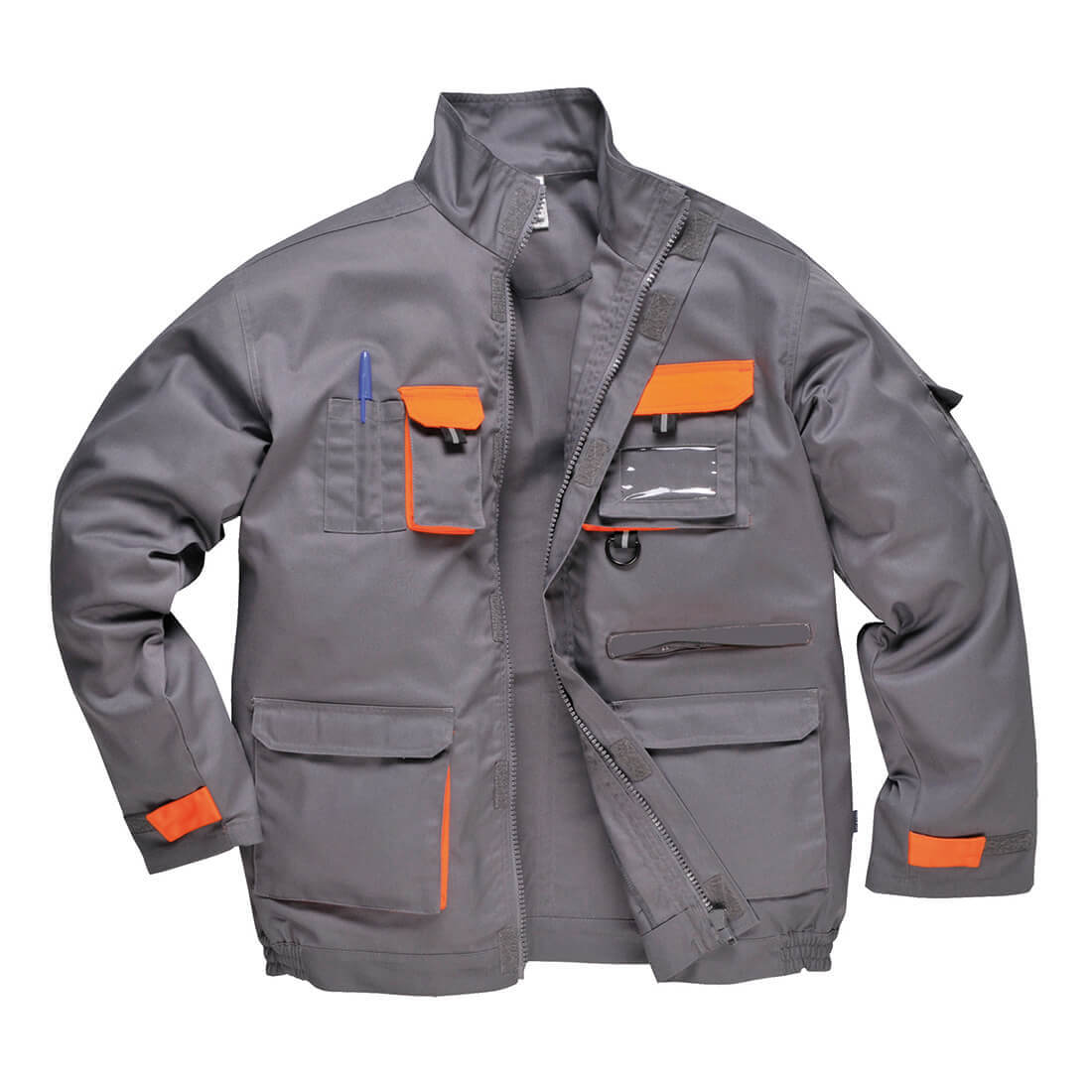 Portwest Mens Texo Contrast Work Jacket Grey S Price Comparisons | Compare The Build