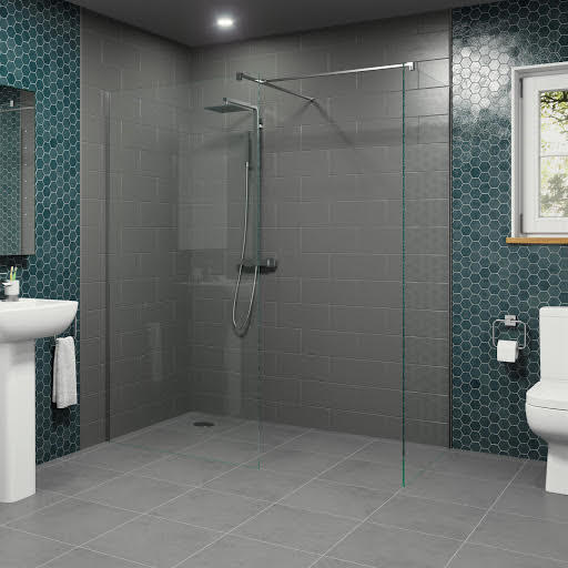 Diamond Wet Room Shower Screens - 1000mm & 800mm Screens - 8mm Price Comparisons | Compare The Build