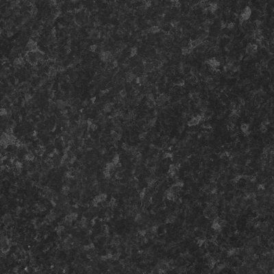 GoodHome 0.5mm Kabsa Gloss Black Granite Effect Laminate Post-Formed Kitchen Worktop, (L)160mm Sample | Compare The Build