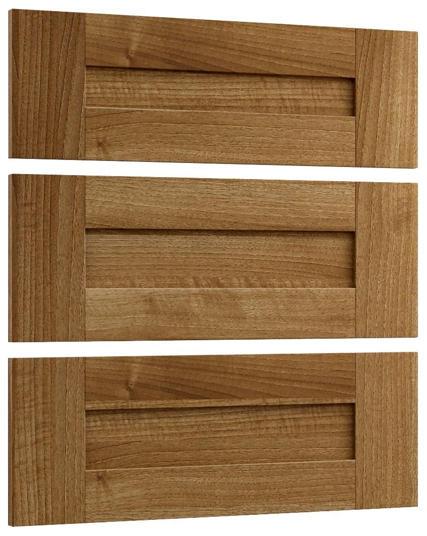 Form Darwin Walnut Effect Chest Drawer Front Pack (H)221mm (W)797mm Price Comparisons | Compare The Build