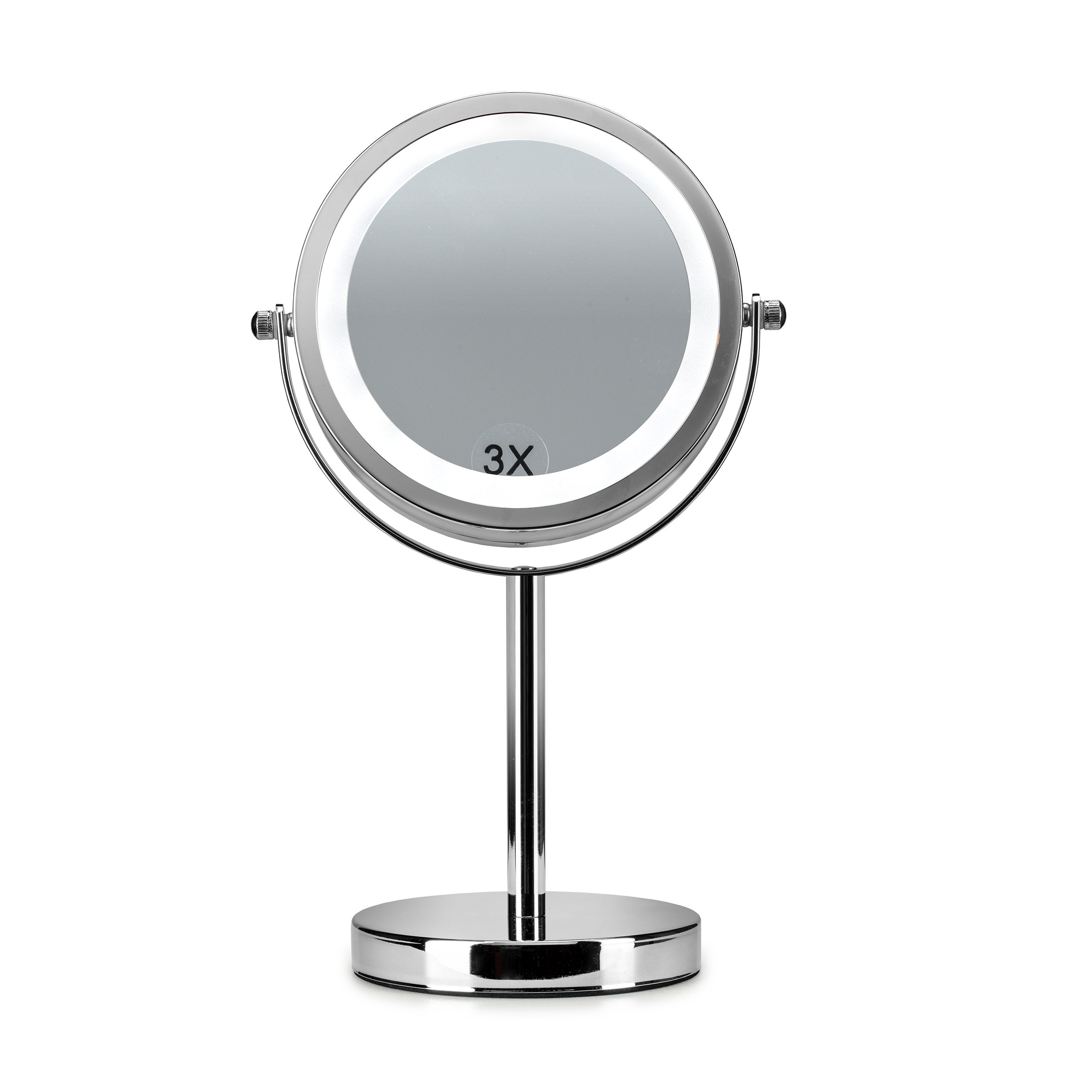 Free Standing Light-Up Mirror Silver Price Comparisons | Compare The Build