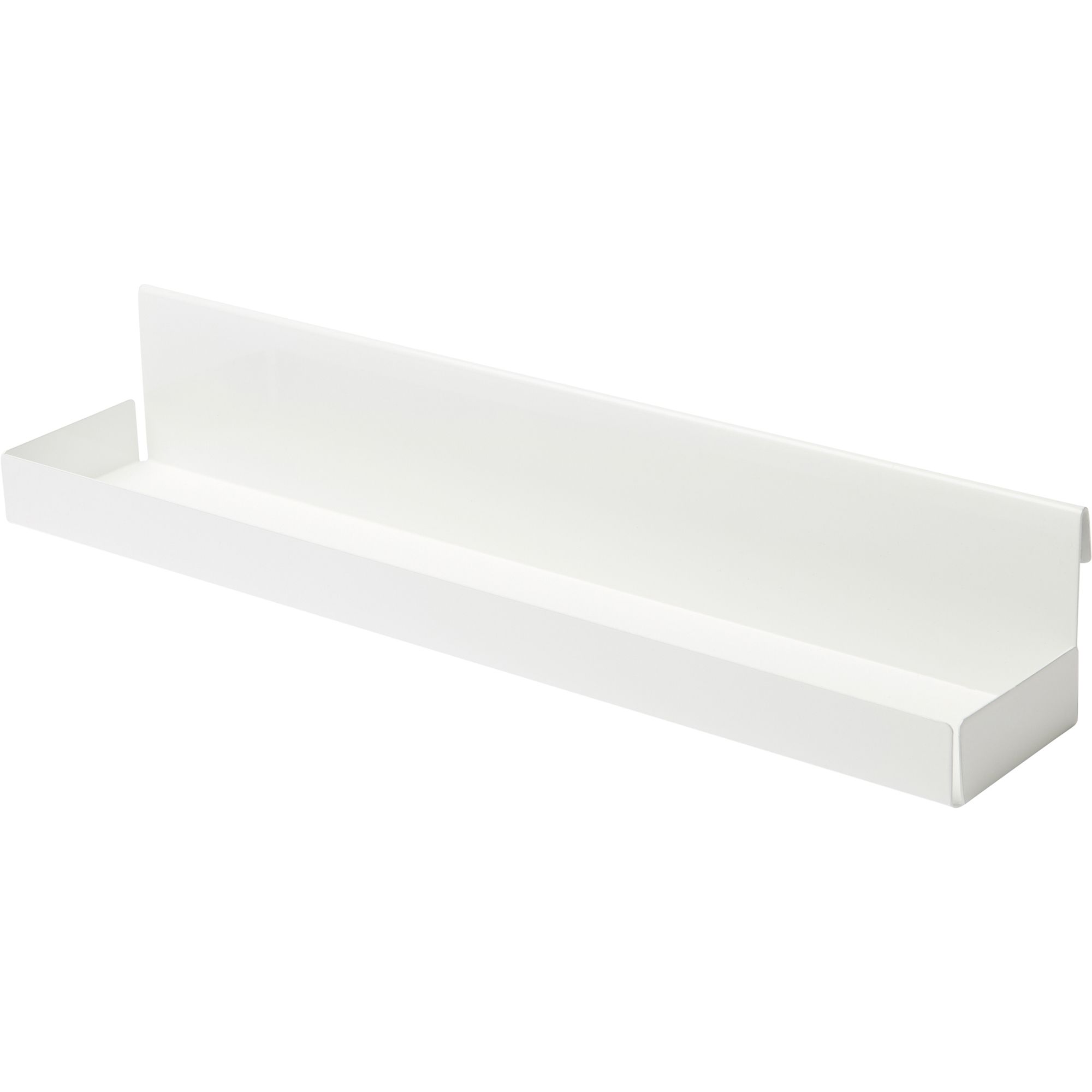 GoodHome Amantea White Stainless Steel Wall-Mounted Shelf, (L)400mm (D)79mm (H) 67mm Price Comparisons | Compare The Build