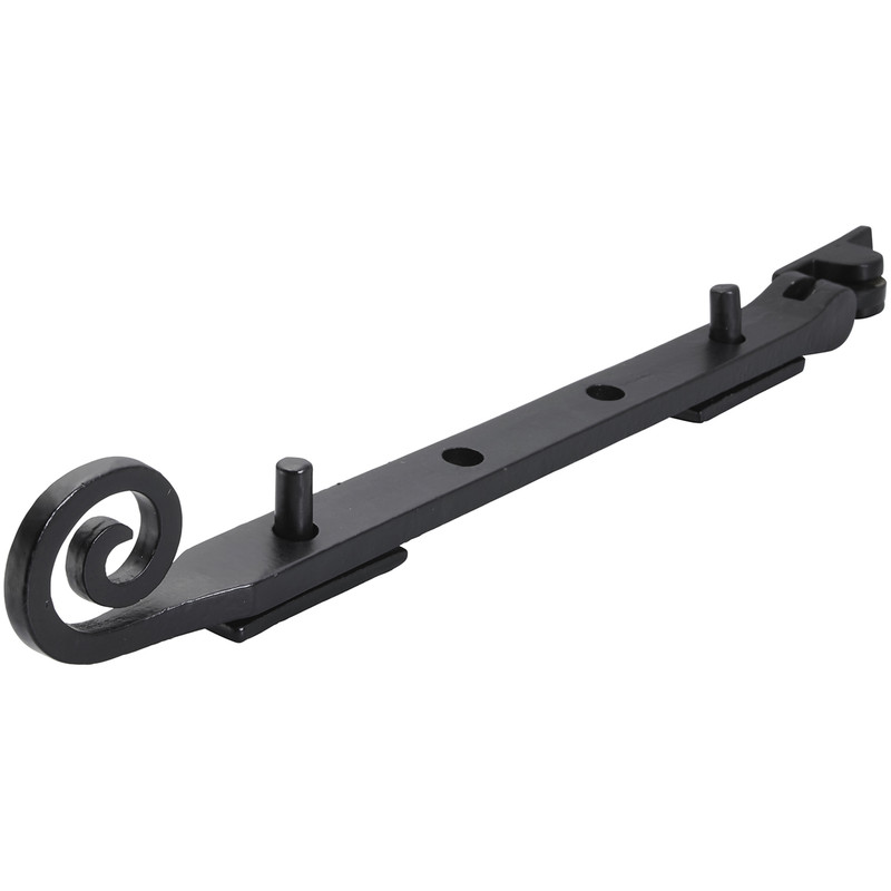 Old Hill Ironworks Curly Tail Casement Stay 203mm in Black Cast Iron Price Comparisons | Compare The Build