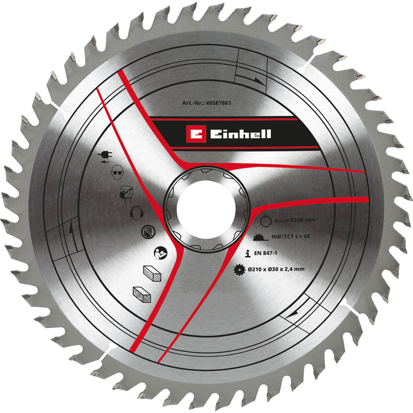 Einhell TCT Circular Saw Blade 210mm 48T 30mm Price Comparisons | Compare The Build