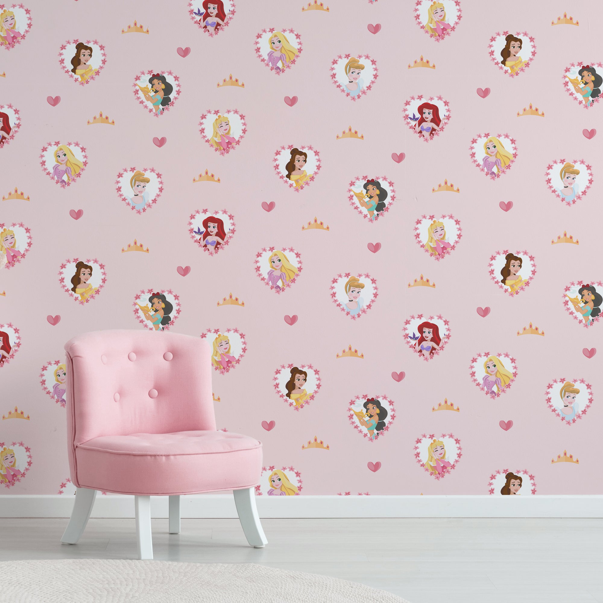 Disney Princess Wallpaper Pink Price Comparisons | Compare The Build