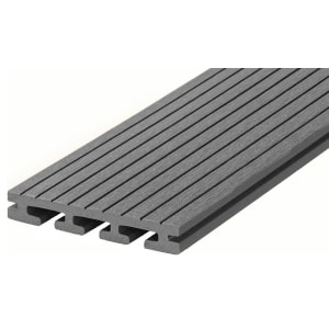 Eva-Tech Xavia Grey Composite I-Series Deck Board - 23 x 137 x 2200mm - Pack of 30 | Compare The Build