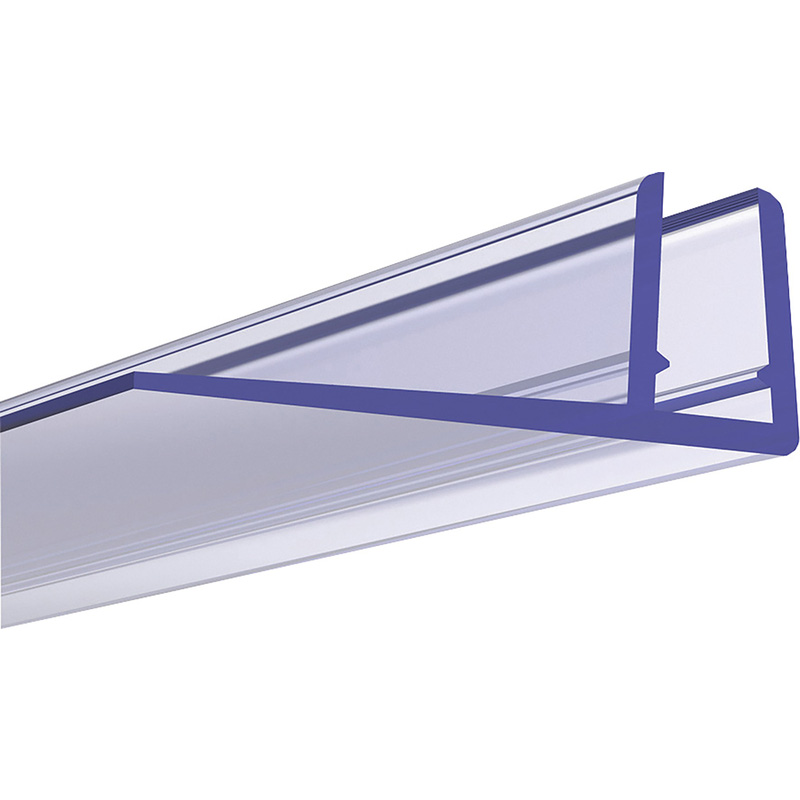 Aqualux 6mm Shower Door Seal For Quadrants & Slider Doors in Clear Plastic | Compare The Build