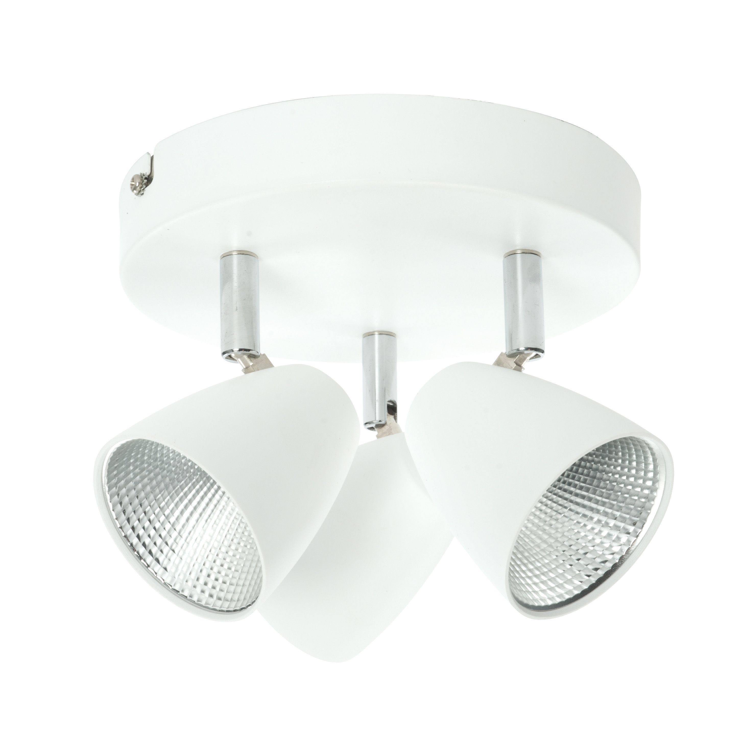 Evolve Matt White Mains-Powered 3 Lamp Living Room Spotlight Price Comparisons | Compare The Build