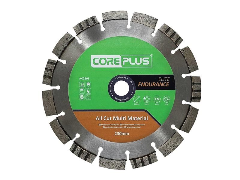 CorePlus CORDBAC230E AC230E Elite All Cut Multi-Material Diamond Blade 230mm Price Comparisons | Compare The Build