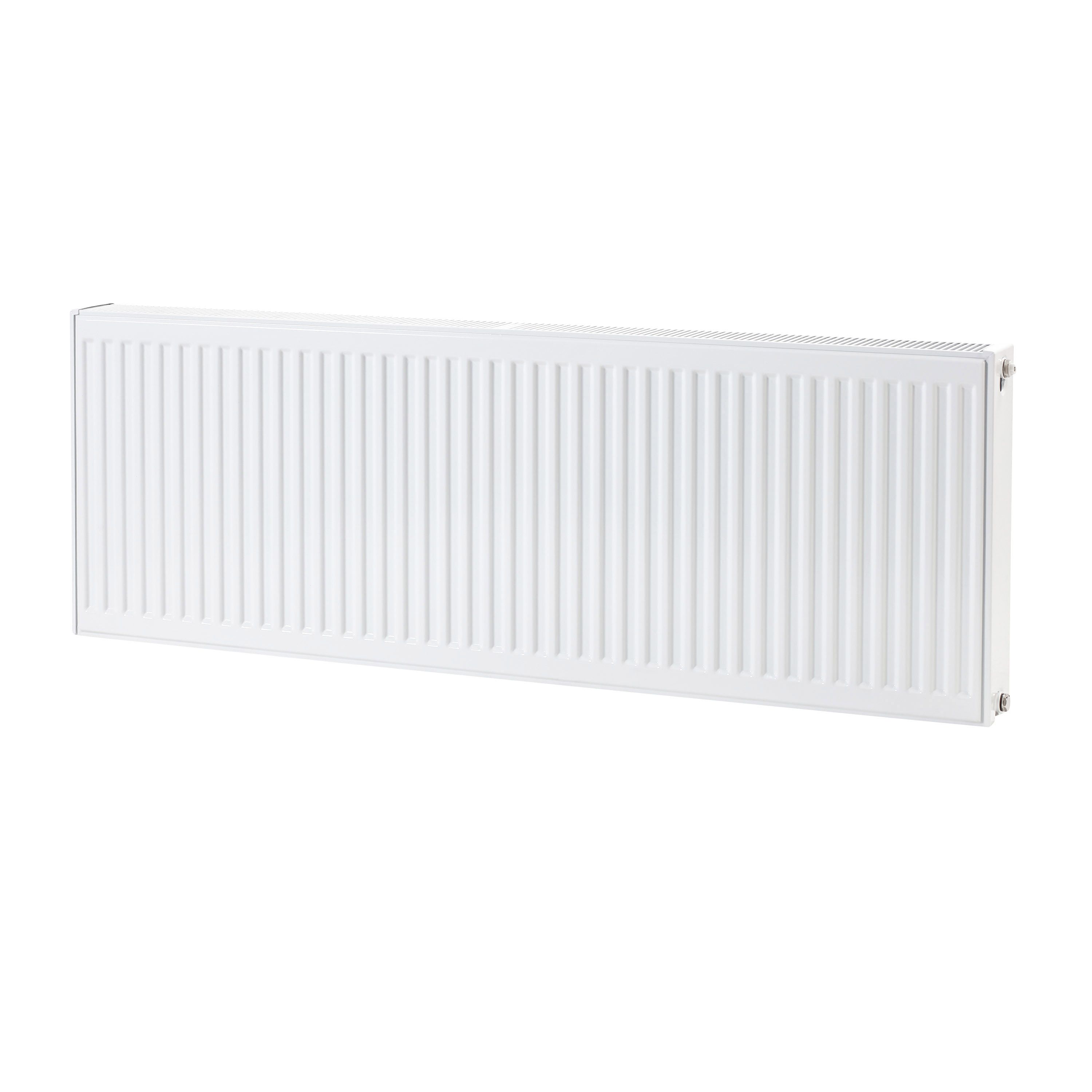 Flomasta White Type 22 Double Panel Radiator, (W)1400mm X (H)500mm Price Comparisons | Compare The Build