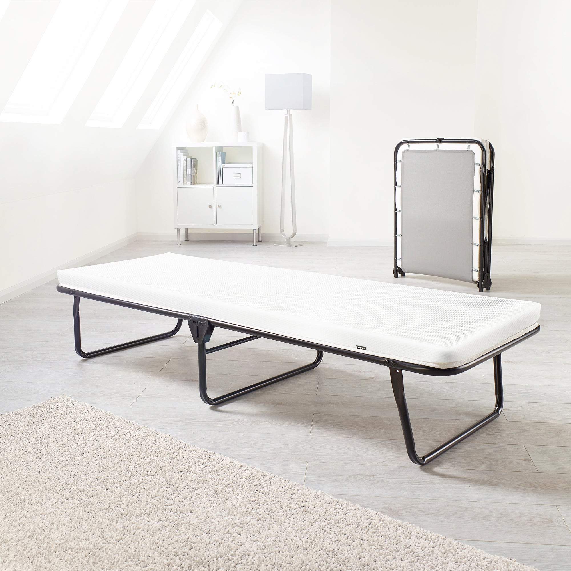 Jay-Be Value Comfort Folding Bed with Memory Foam Mattress Black Price Comparisons | Compare The Build