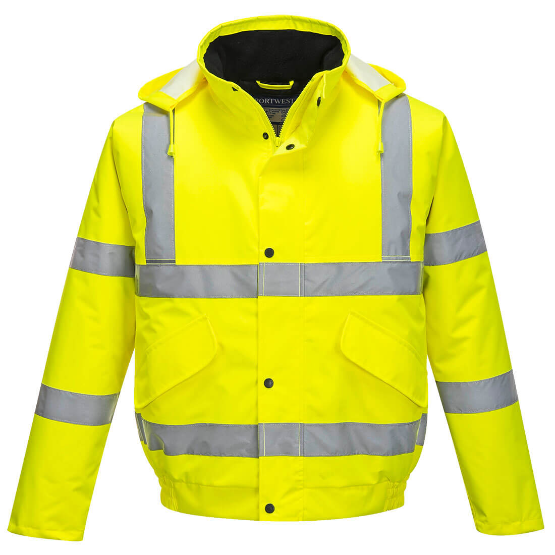 Oxford Weave 300D Class 3 Hi Vis Bomber Jacket Yellow 7XL Price Comparisons | Compare The Build