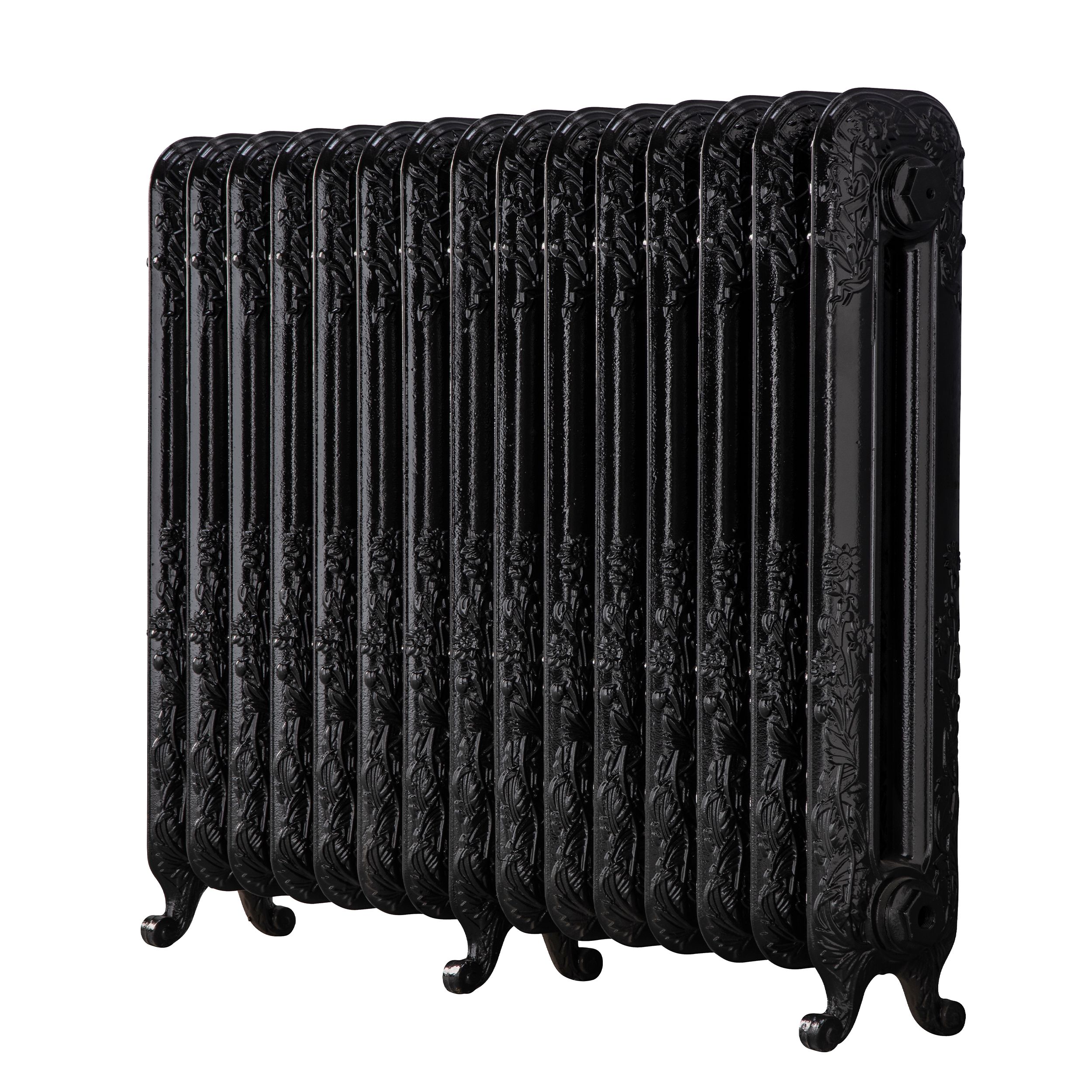 Arroll Daisy Cast Iron Black 15 Column Radiator, (W)1009mm X (H)794mm Price Comparisons | Compare The Build