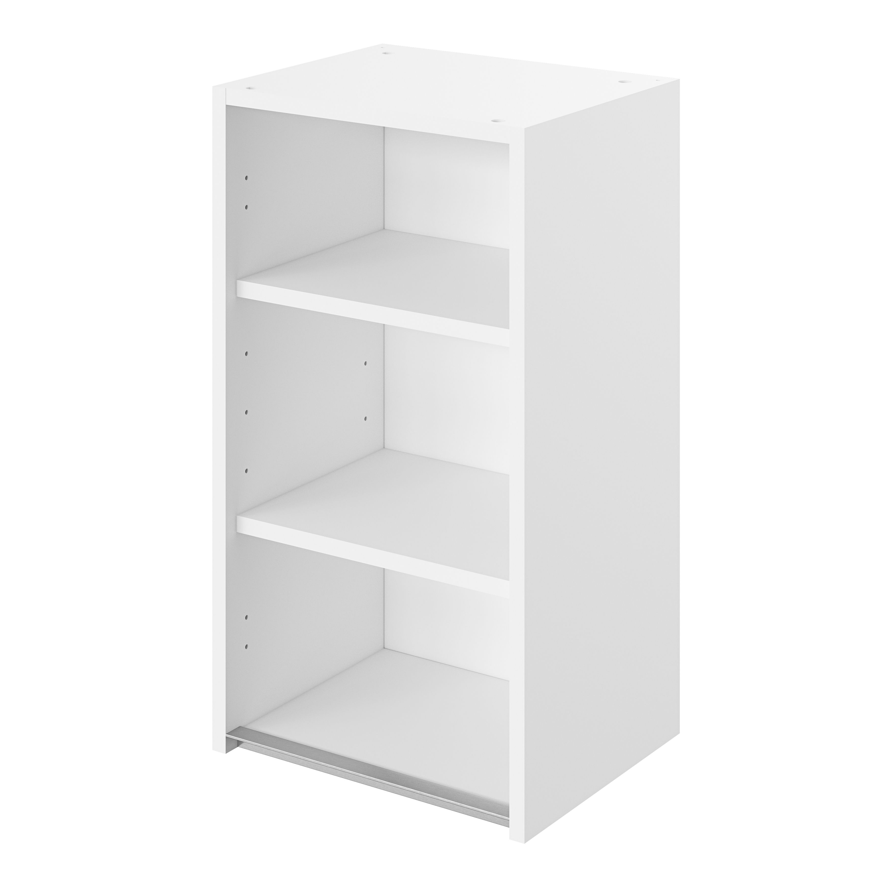 GoodHome Caraway Innovo Matt White Standard Wall Cabinet, (W)400mm (D)320mm Price Comparisons | Compare The Build