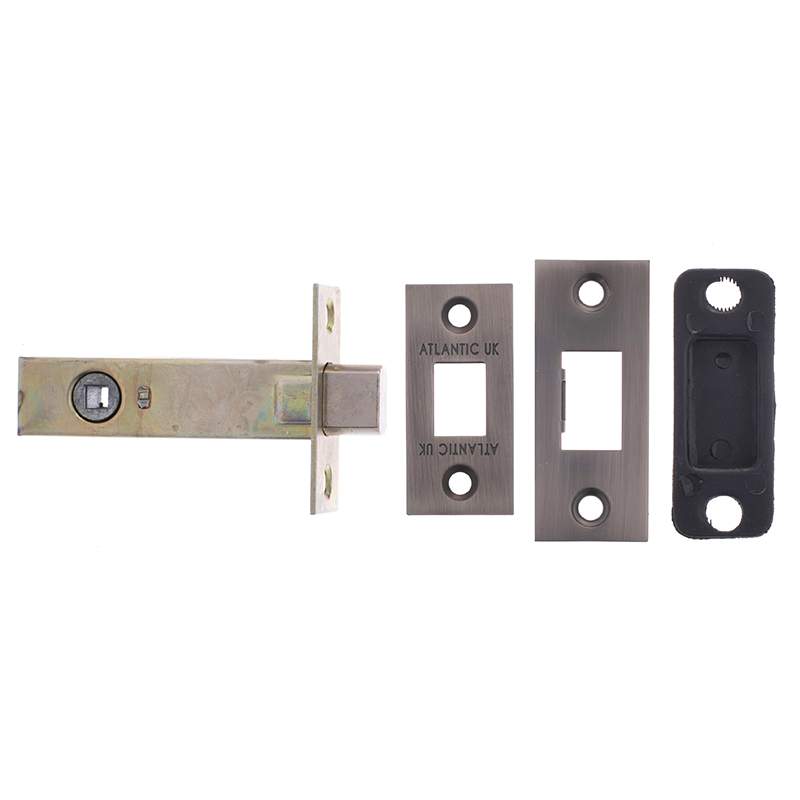 Atlantic Non Bolt Through Tubular Deadbolt - 101.6mm - Premium Finish - Matt Gun Metal Gunmetal Grey Atlantic UK ADB4MBN Price Comparisons | Compare The Build