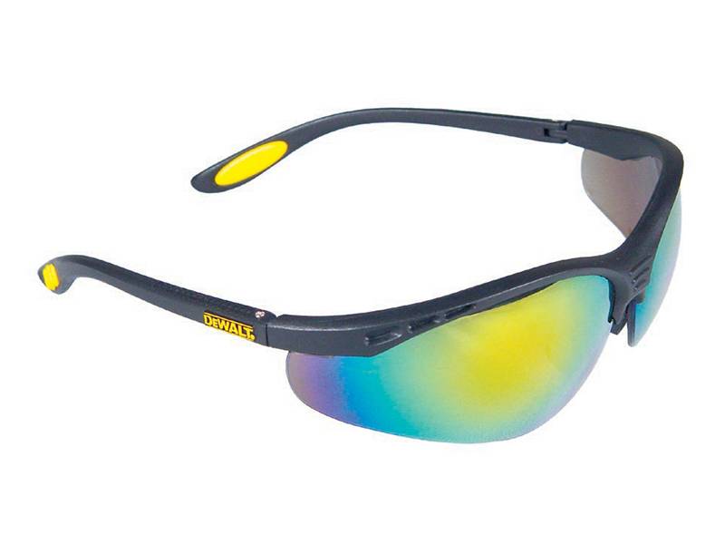 DEWALT DEWSGRFFM Reinforcer™ Safety Glasses - Fire Mirror | Compare The Build