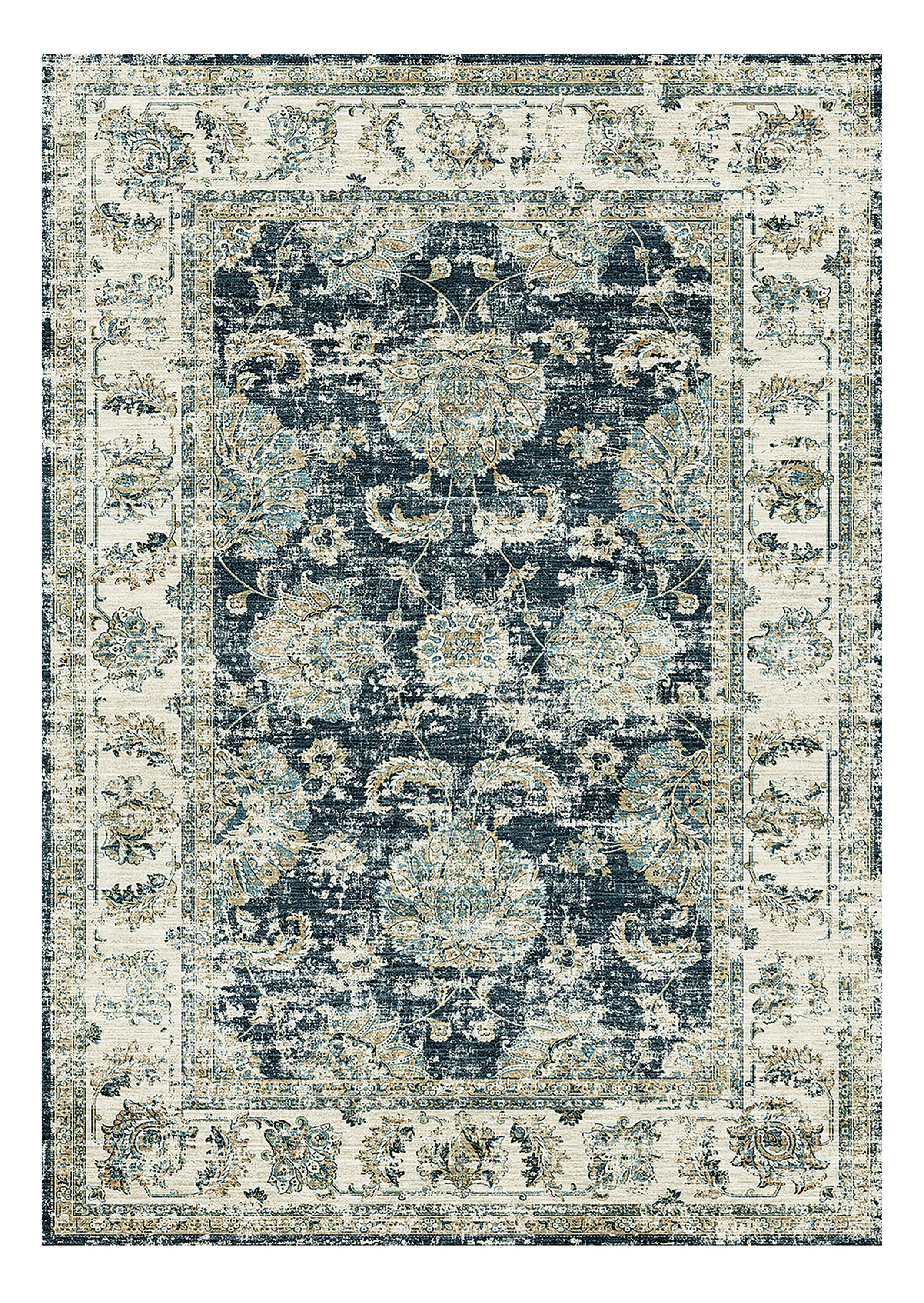 Traditional Blue Rug 230Cmx160Cm Price Comparisons | Compare The Build