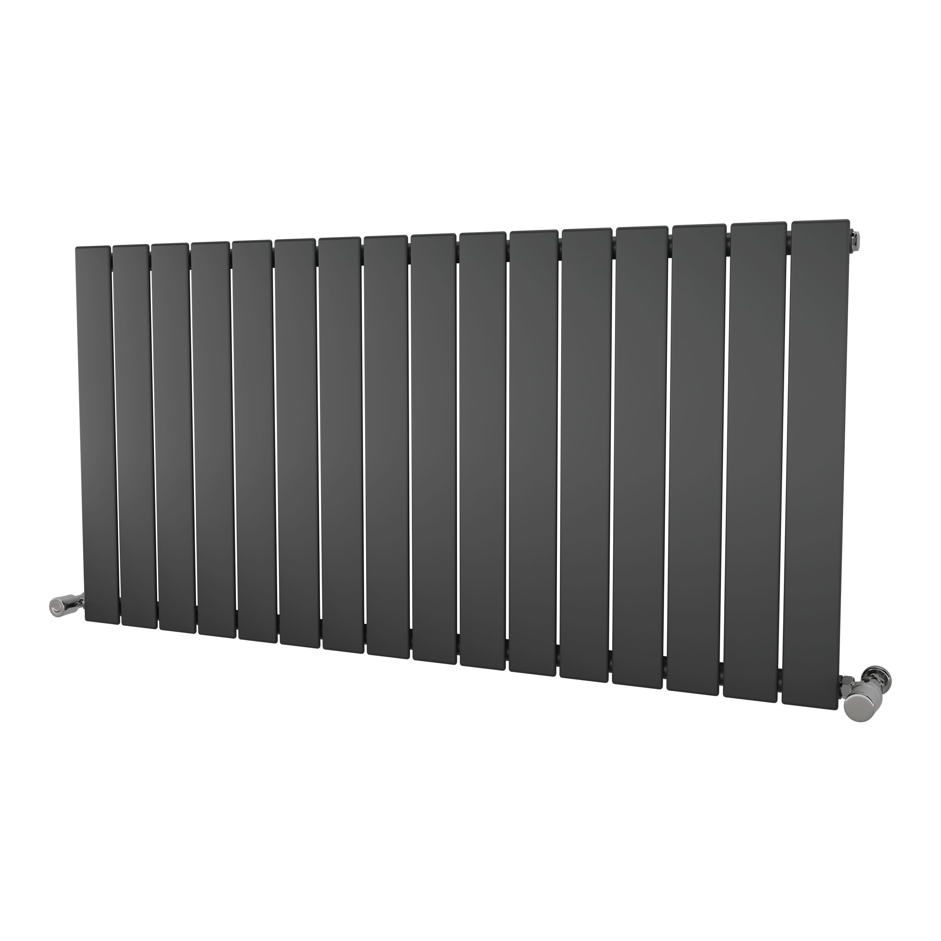 Ximax Vertirad Satin Anthracite Horizontal Designer Panel Radiator, (W)1195mm X (H)600mm | Compare The Build